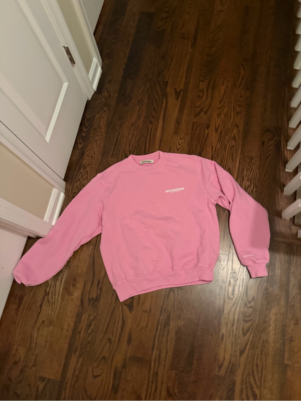 Madhappy Pink Crewneck Sweatshirt